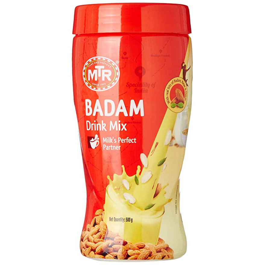 MTR Badam Drink Mix Almond Drink Powder 500gm Shopee Malaysia