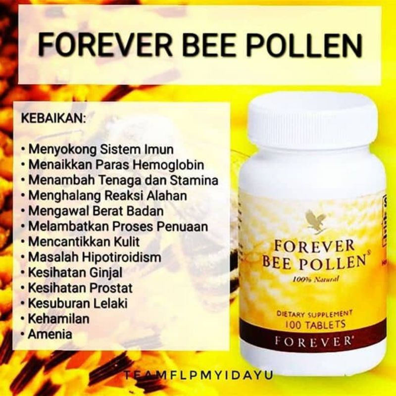 BEE POLLEN FOREVER LIVING 100% ORIGINAL | Shopee Malaysia