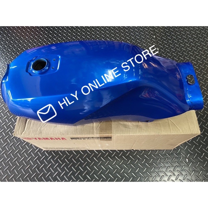 Fuel Tank Tangki Minyak Yamaha RXZ 100 Original HLY BMC Blue Biru Shopee Malaysia