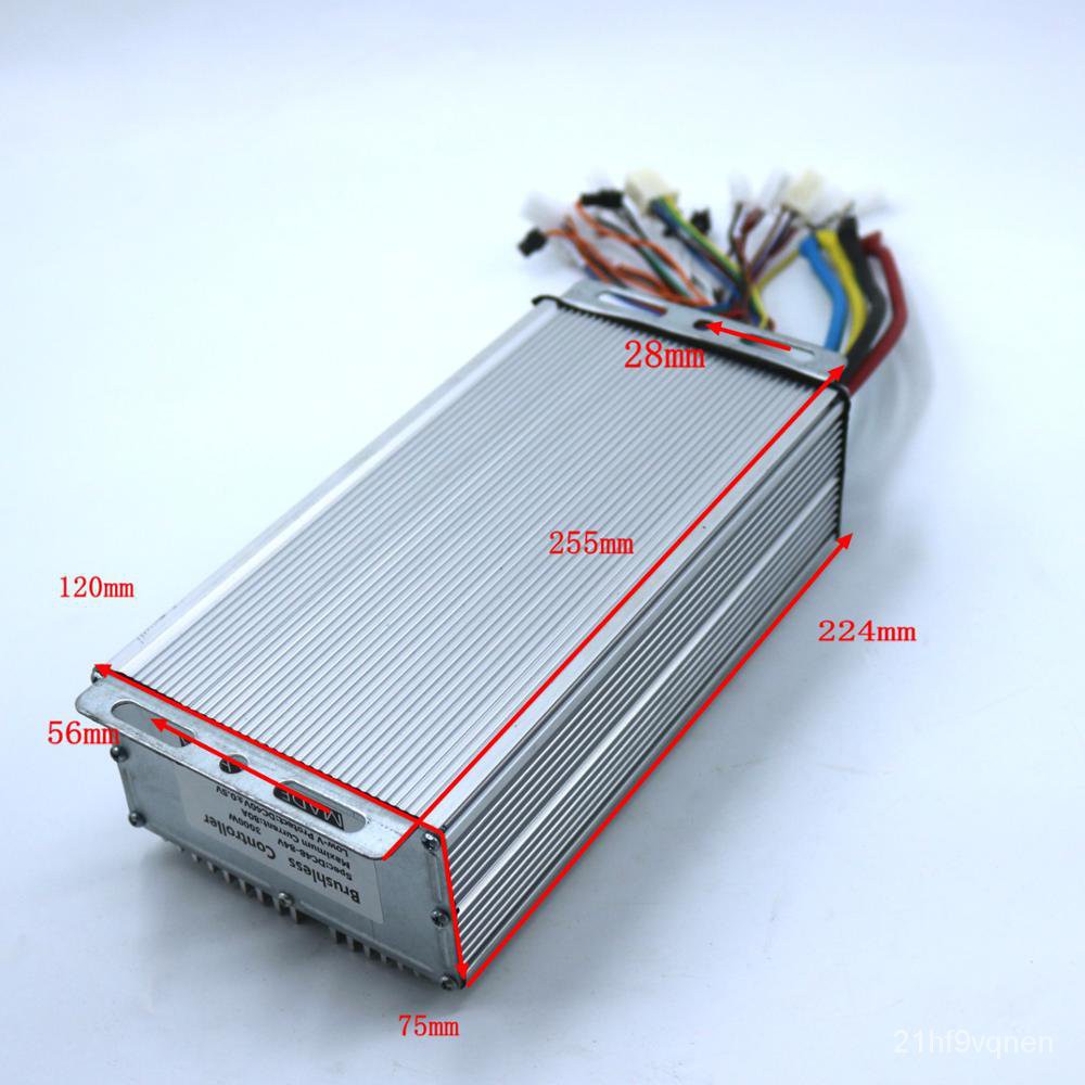 GREENTIME 24 MOSFET 48-72V 3000W 80Amax BLDC motor controller, EV ...