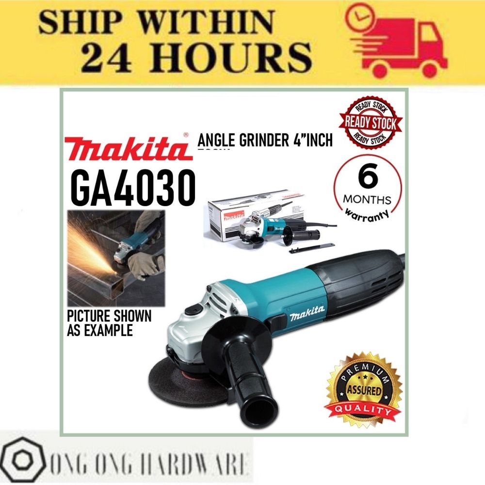 Makita GA4030 Angle Grinder 4'' READY STOCK | Shopee Malaysia