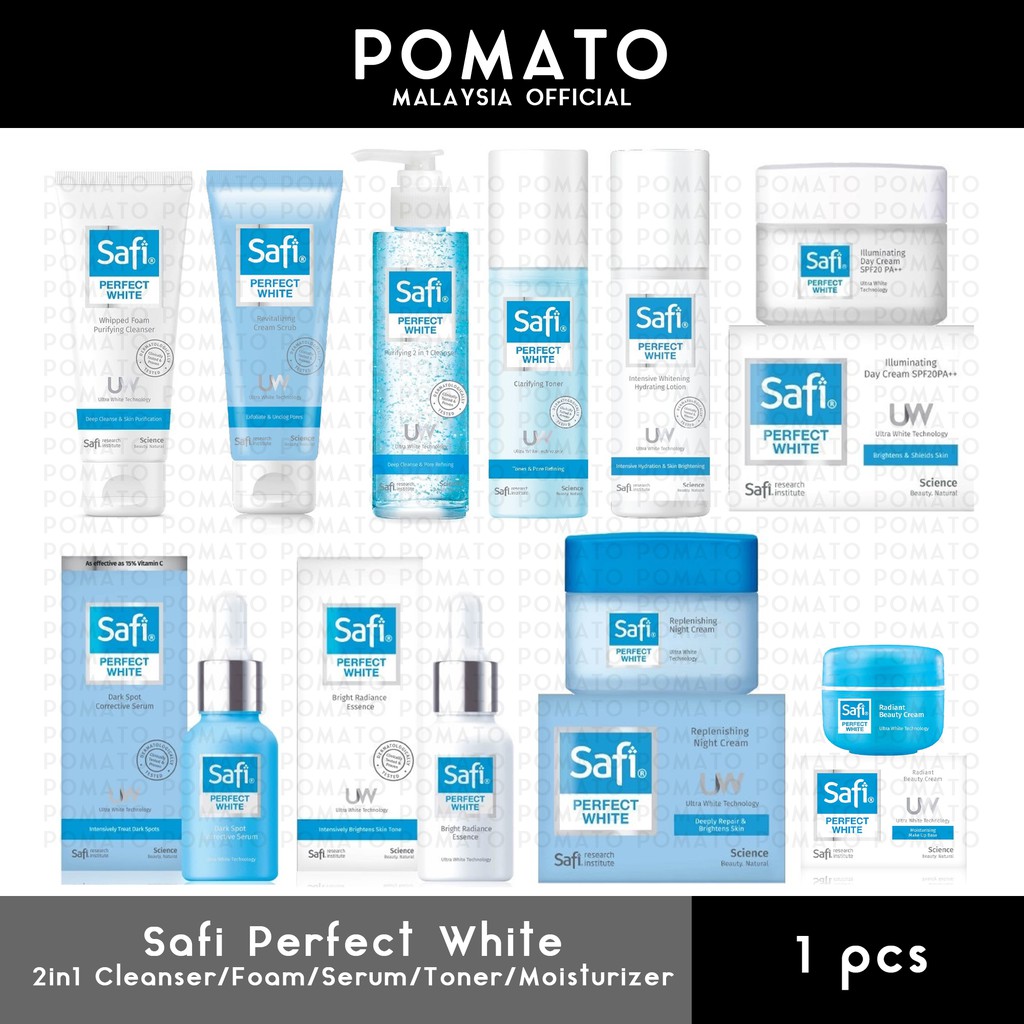 Safi Perfect White Whipped Foam 2in1 Cleanser Face Wash Shopee Malaysia