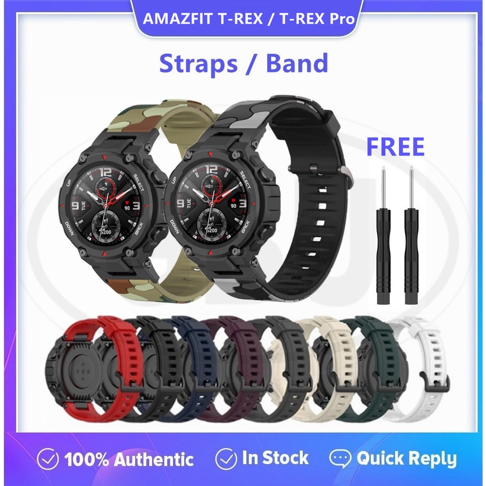 Amazfit TRex / T-Rex Pro / T-Rex / TRex Pro / T Rex Soft Silicone Strap ...