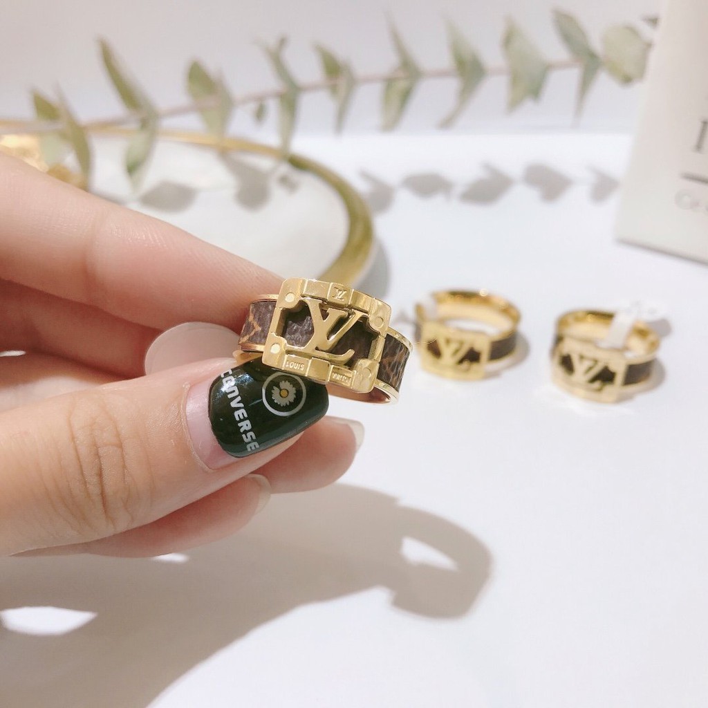 Inspired LV ring, Women's Fashion, Jewelry & Organizers, Rings on Carousell