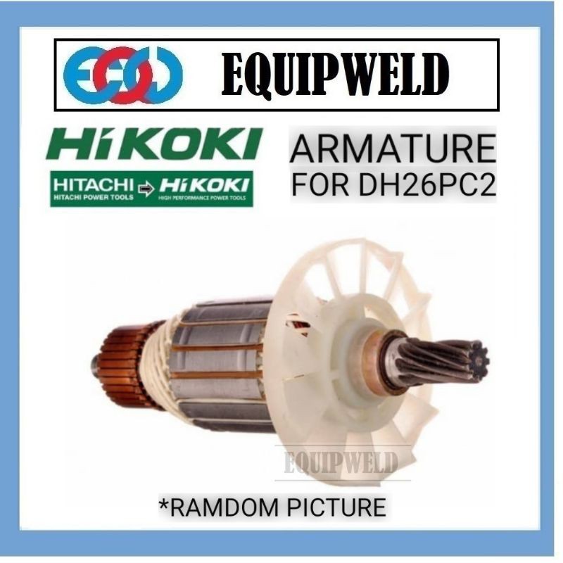 SPARE PART HIKOKI HITACHI ARMATURE FOR DH26PC DH26PC2 ROTARY HAMMER
