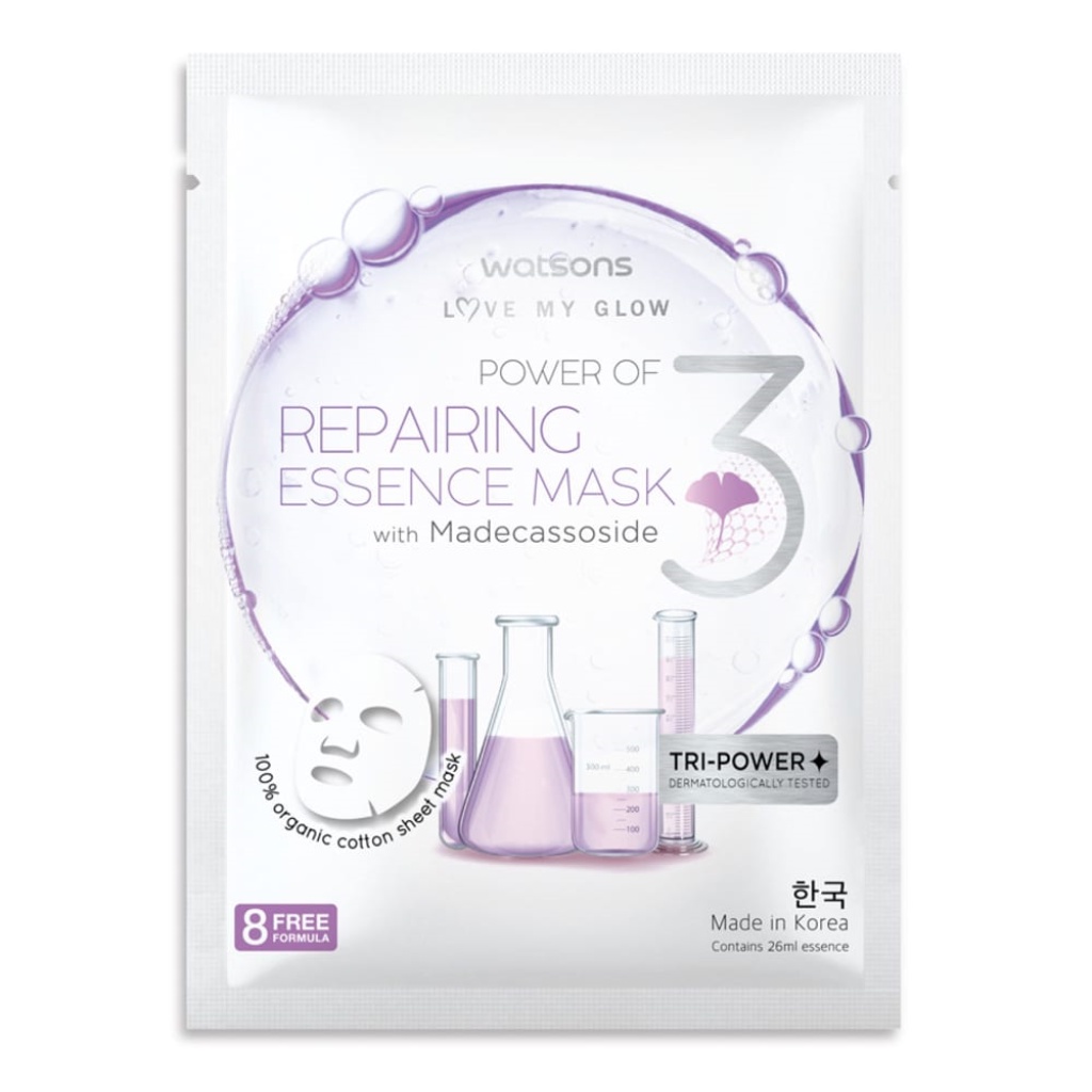 watson skincare WATSONS Repairing Essence Facial Mask (1's) | Shopee ...