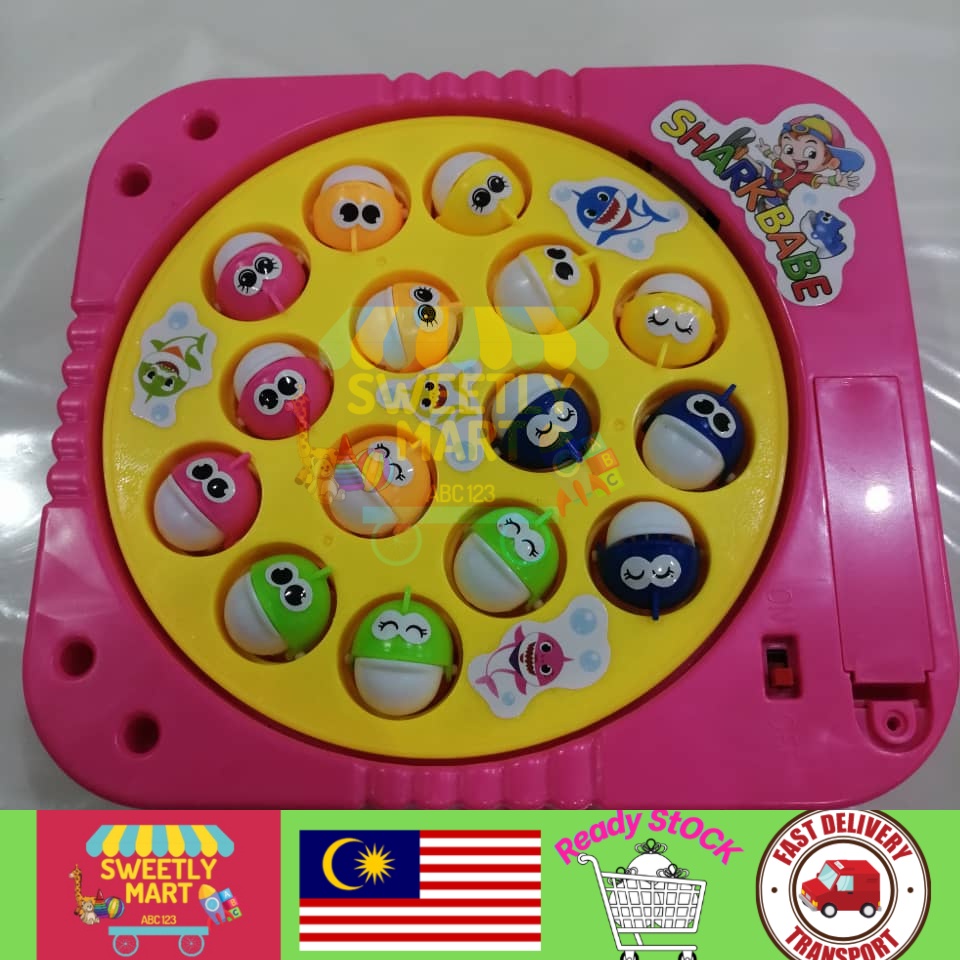 🌈Lovely Baby Shark Fishing Game🌈 | Shopee Malaysia