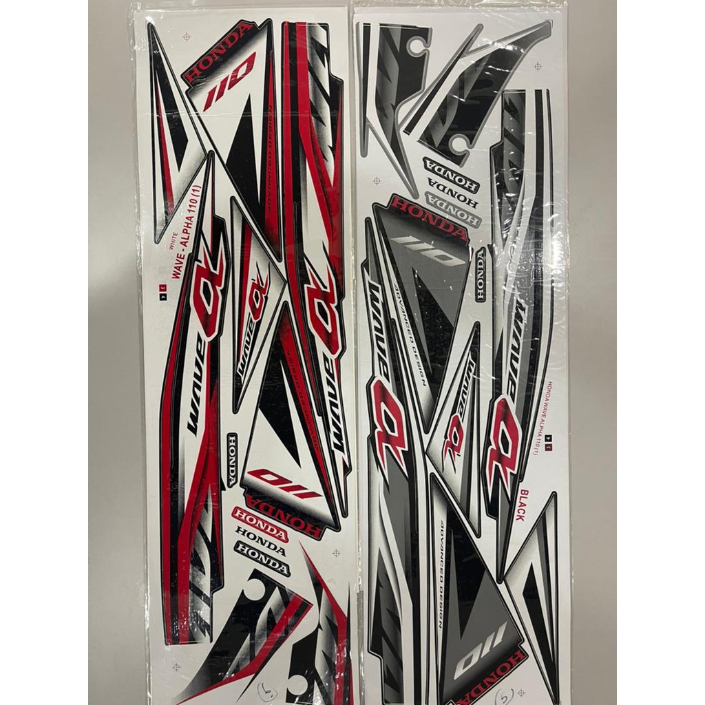 HONDA WAVE ALPHA 110 (1) STICKER STRIPE | Shopee Malaysia