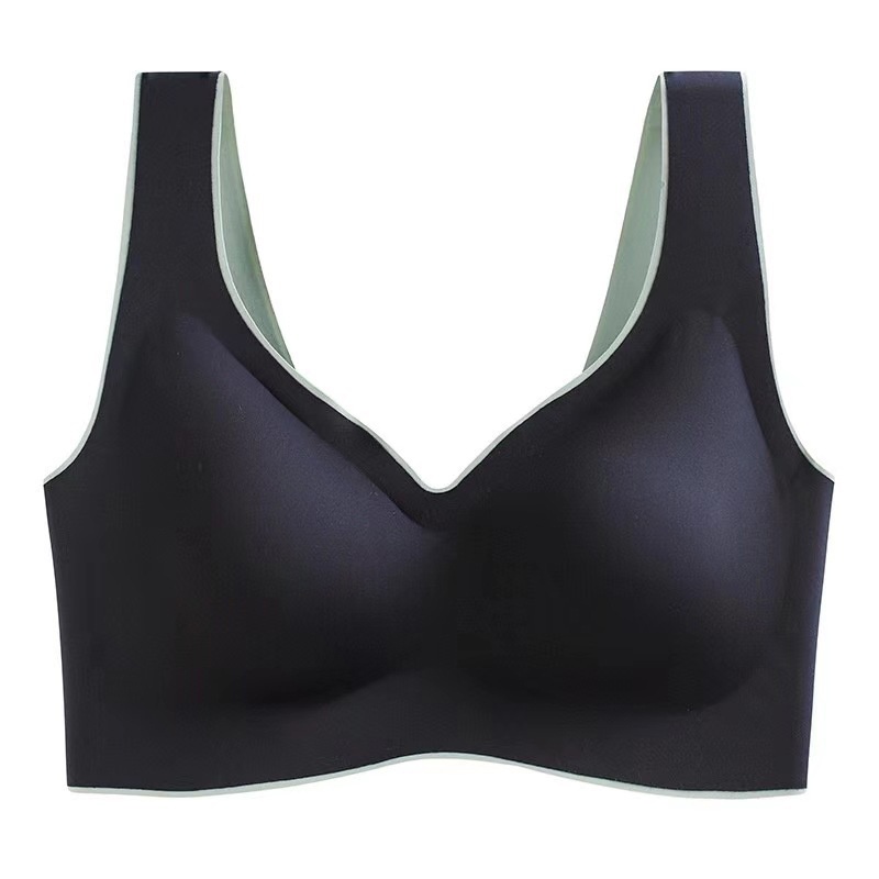 FallSweet 2021 New Seamless Latex Bra For Women Soft Paded Underwear ...