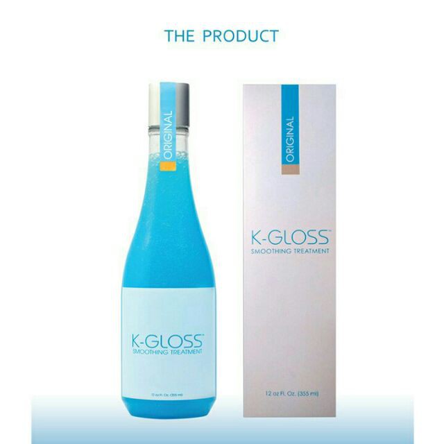K Gloss Smoothing Keratin Hair Treatment 355ml