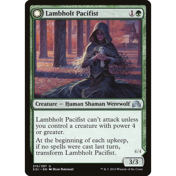 Lambholt Pacifist // Lambholt Butcher Magic: the Gathering | Shopee ...