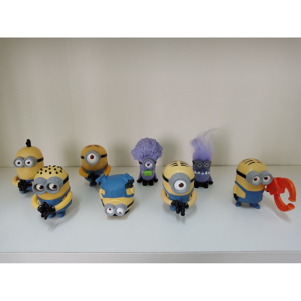 MCDONALDS HAPPY MEAL TOYS UNIVERSAL STUDIOS 2013 DESPICABLE ME 2 SET OF