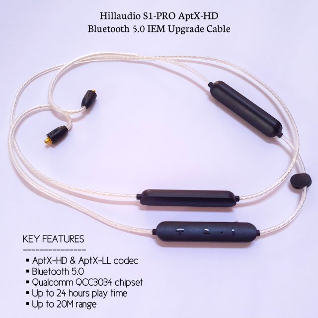 Hillaudio S1-PRO AptX-HD IEM Bluetooth 5.0 Module (DISCONTINUED ...