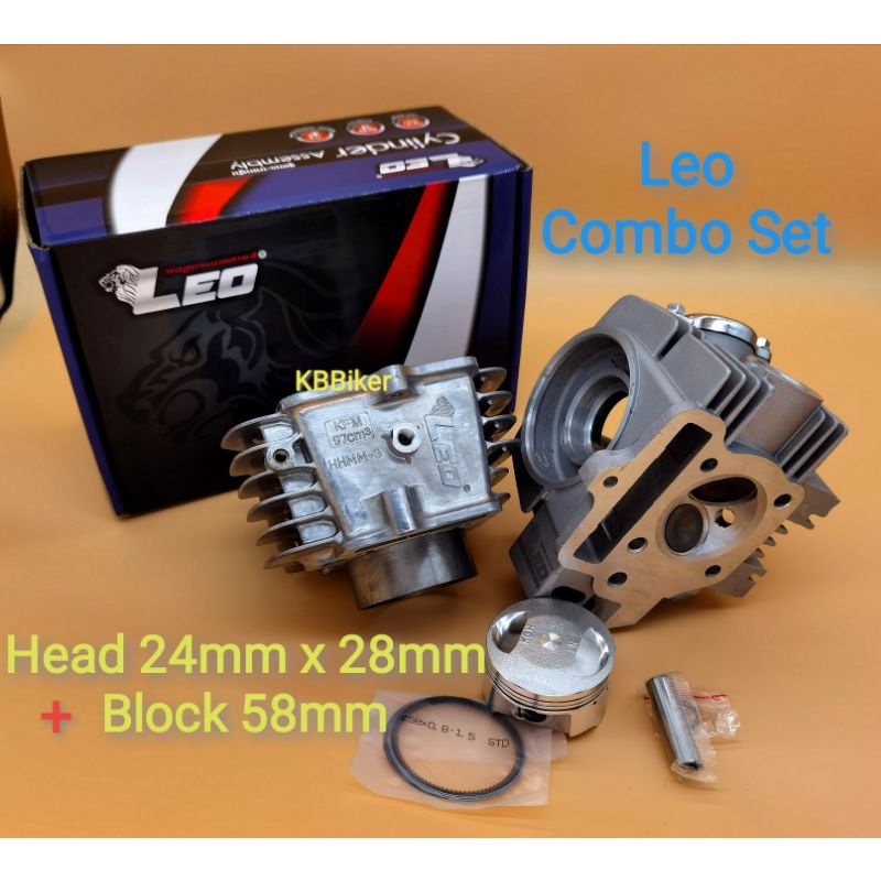 Leo Racing Ex5 Dream Head Racing + Block Combo Set Wave100 Wave100R ...