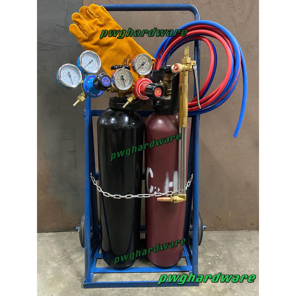 COMBO SET OXYGEN ACETYLENE GAS CUTTING TORCH SET / WELDING TORCH COMBO ...