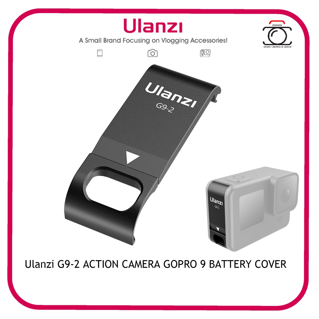 Ulanzi G92 Metal Removable Battery Door Cover Lid for GoPro Hero 9
