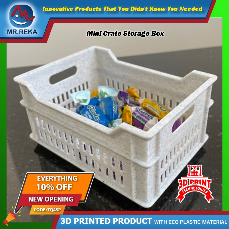 Mini Crate Storage Box | Shopee Malaysia