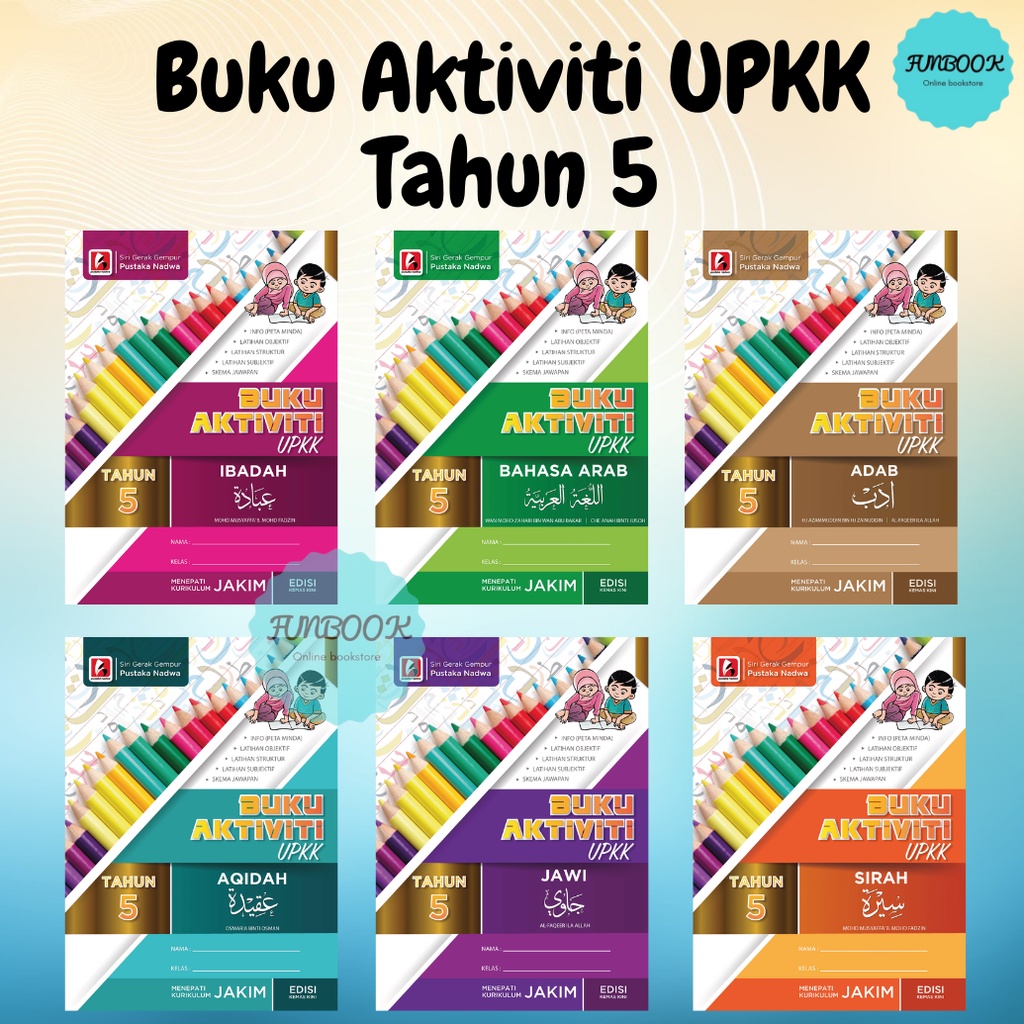 [FUNBOOK] Buku Aktiviti UPKK Tahun 5 (Pustaka Nadwa) | Shopee Malaysia