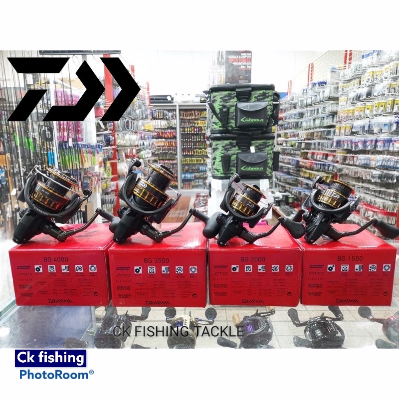 Daiwa BG 1500 - Salzwasser Spinnrolle - Pilkrolle - Meeresrolle - Angelrolle