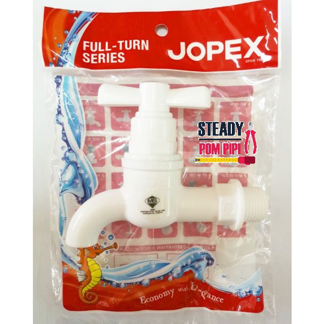 Jopex Bc W Mm Pvc Bibcock Water Tap Bib Tap Kepala Paip Shopee