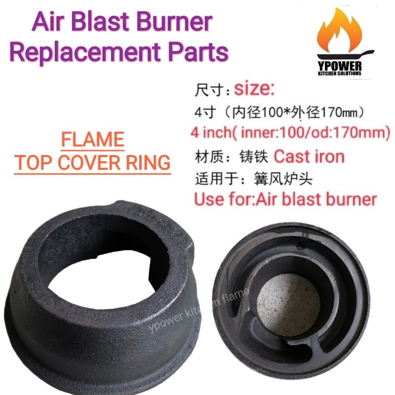 Burner replacement clearance parts