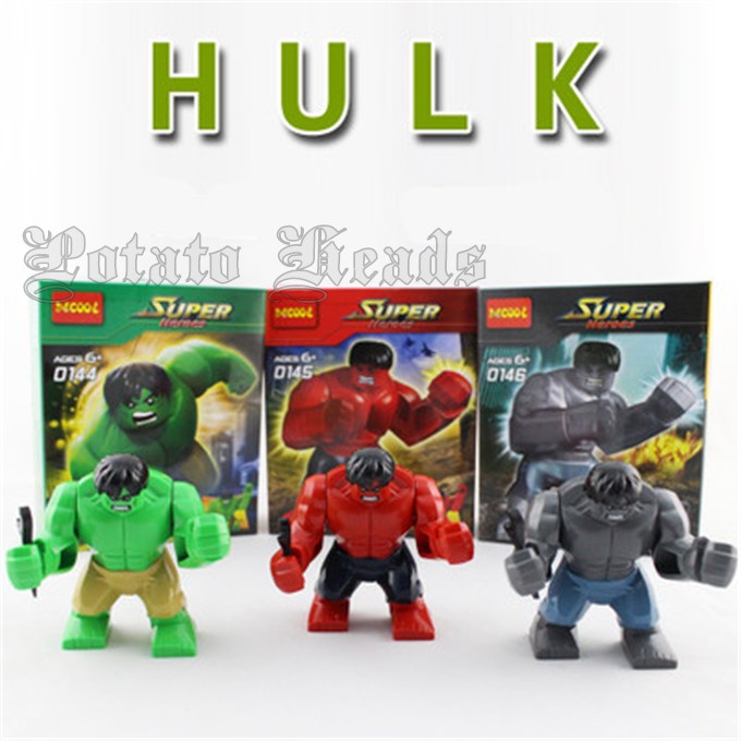 Lego red discount hulk big fig