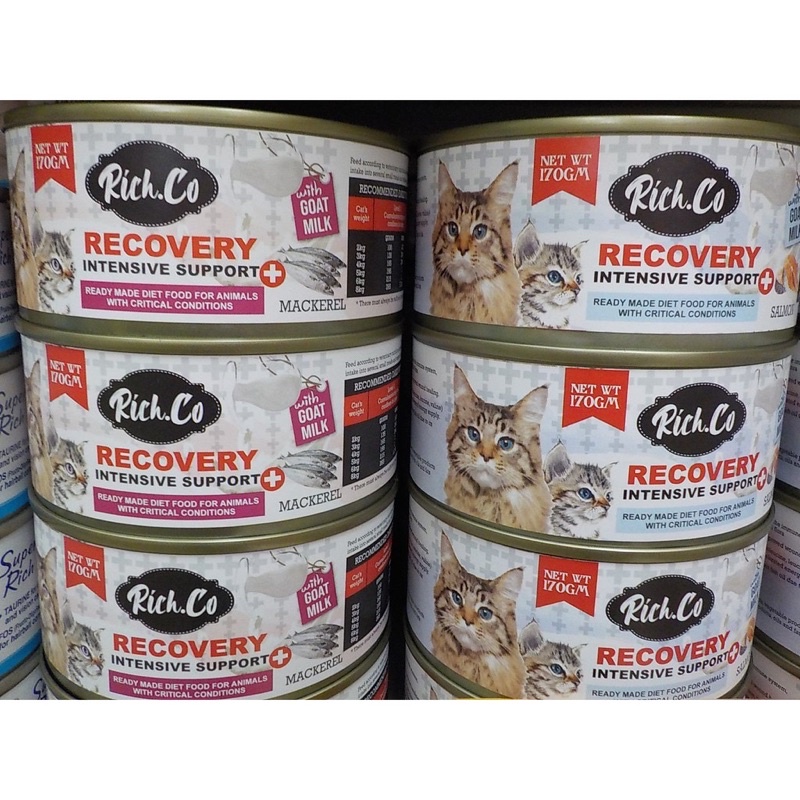 Rich Co Recovery Intensive with Goat Milk Cat Canned Food 170G Shopee