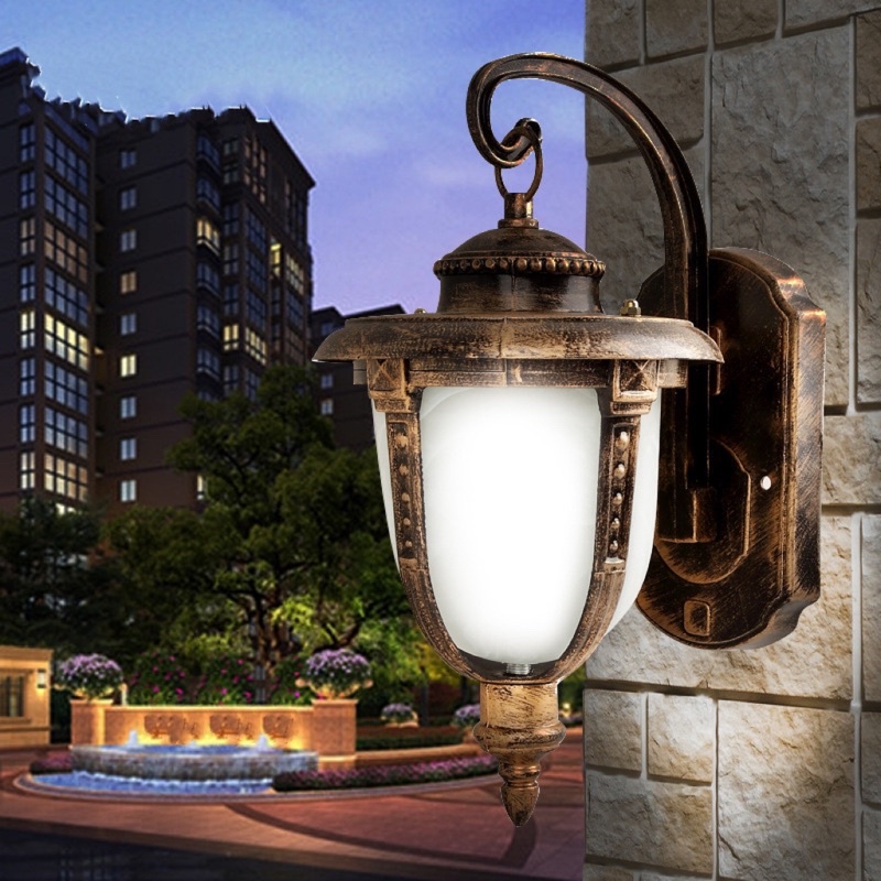 Outdoor wall light garden lampu dinding waterproff Classic Outdoor