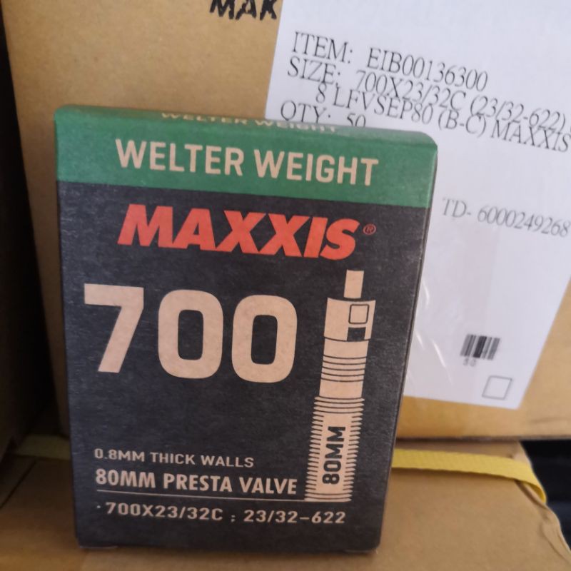 Chambre à Air Maxxis 700 X 23-32C - Presta 48/60/80mm - Ultralégère Pour Vélo Route