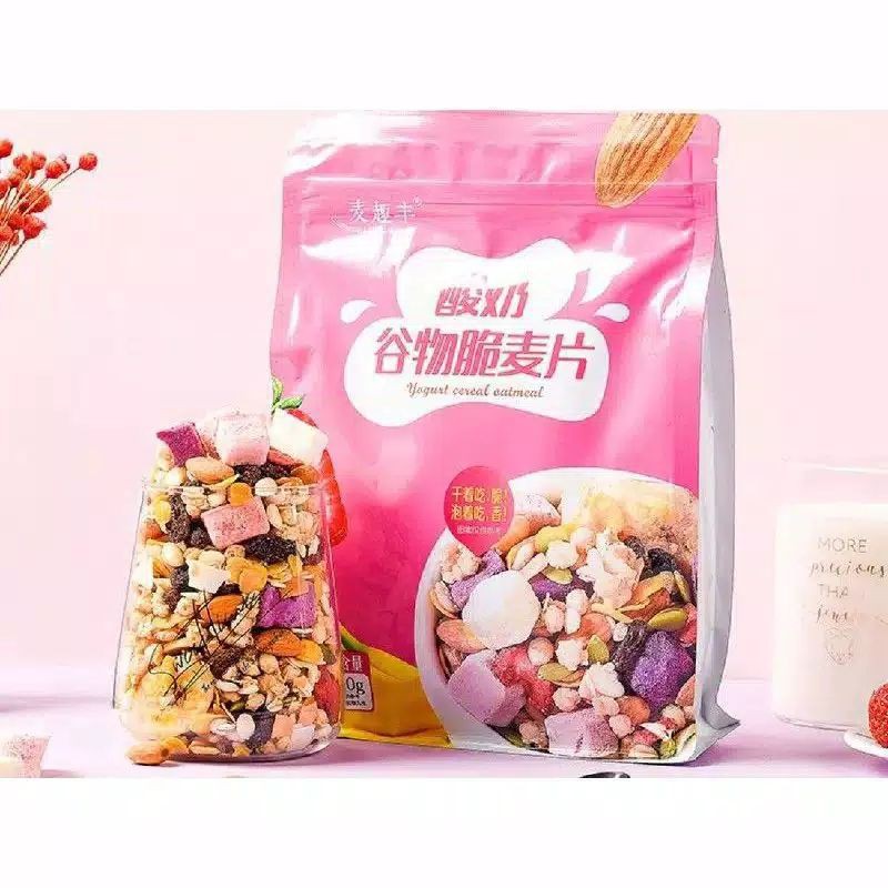 Yogurt Fruit Cereal Oatmeal Maiqufeng Healthy Fruit Cereals Lflucky ...