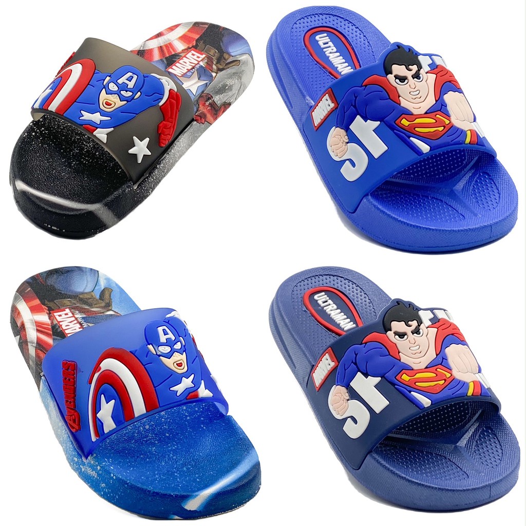 KFC Kids Supaman Boys Slipper Sandal Budak Selipar Lelaki | Shopee Malaysia