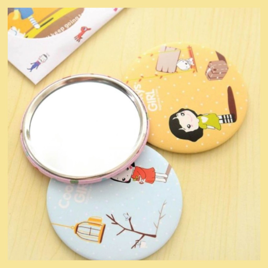 Cute Hand Mirror Random Colour (1pcs) | Shopee Malaysia