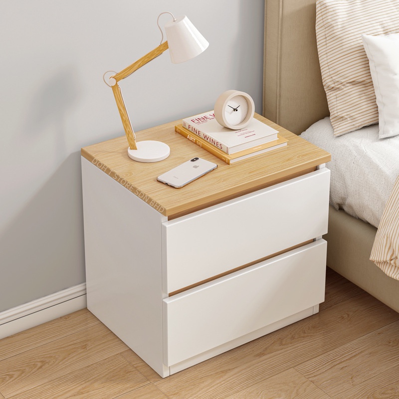 Modern Home Bedroom Bedside Table 40cm Nightstand Simple Homestay Hotel Bedside Bedside