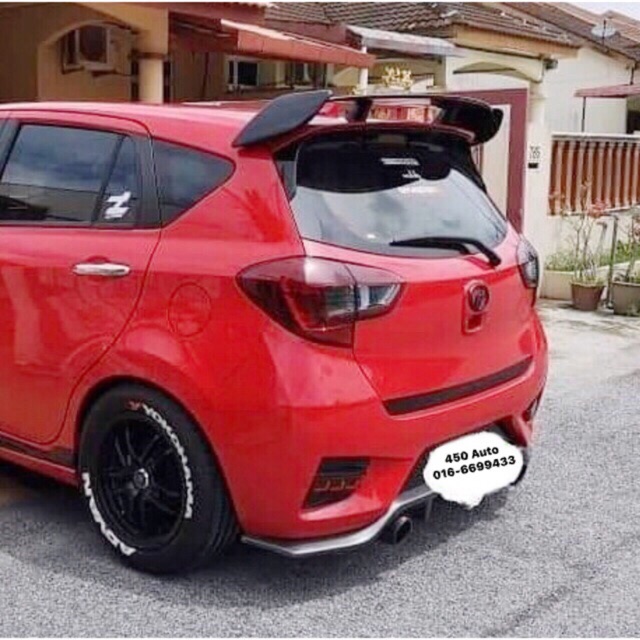 MYVI 2018 SPOILER (AMG A45 LOOK) GT WING / Ori add no FIBER Shopee