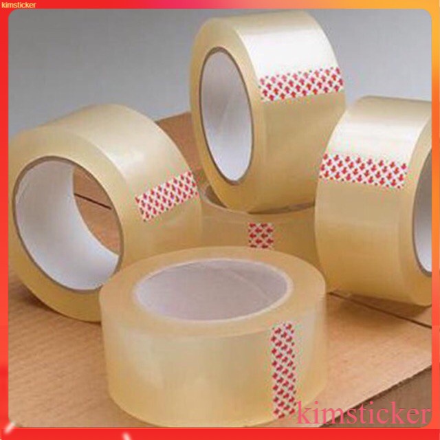 OPP TAPE Transparent Brown Tape Cellophane Tape Clear 48MM X 90Y X