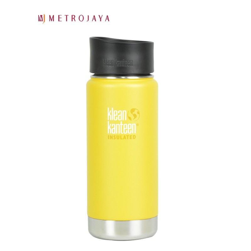 Living Quarters Klean Kanteen Insulated Water Bottle Lemon Curry