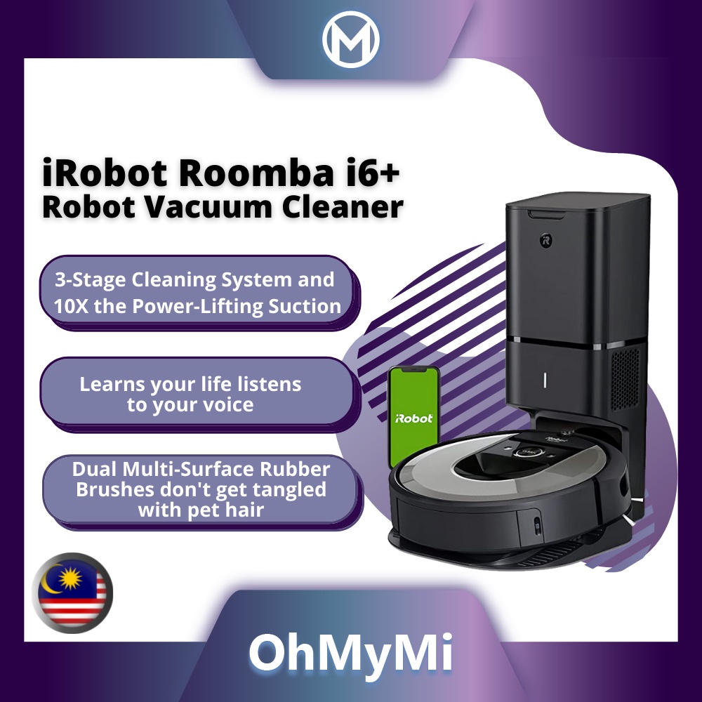 iRobot® Roomba® i6+ Robot Vacuum Cleaner (US set) Shopee Malaysia