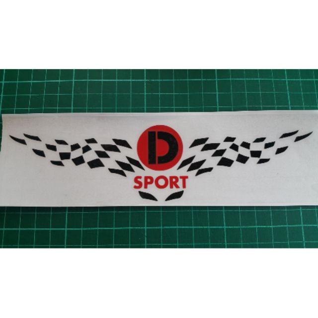 Sticker DSPORT wing sticker cutting | Shopee Malaysia
