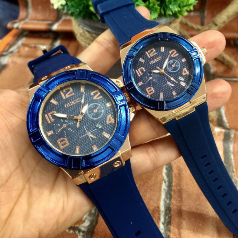 Couple watch set guess sale