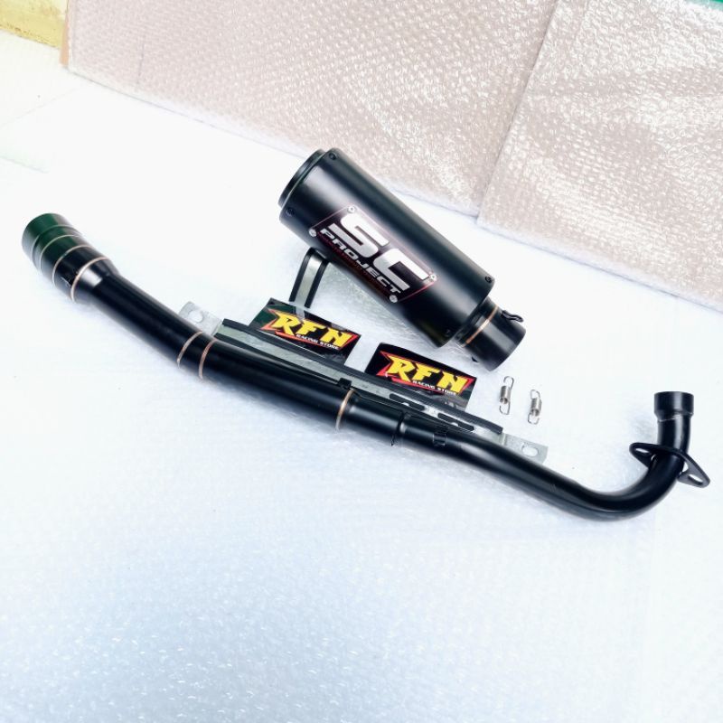 Exhaust racing sc project Jupiter Rc 115 Lagenda fi Wave 125i Honda ex5 ...