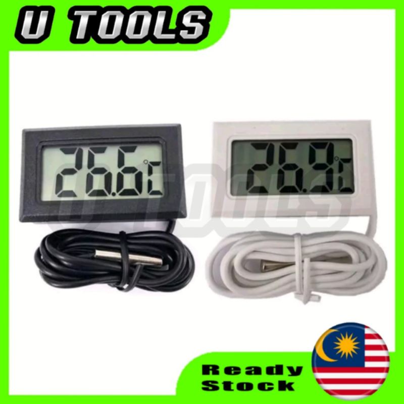 Mini Digital LCD Indoor Convenient Temperature Sensor Meter Thermometer ...