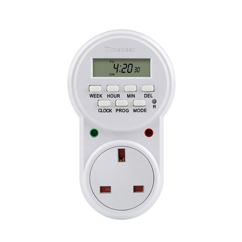 EU Plug Smart Power Socket Digital Timer Switch Energy Saving ...