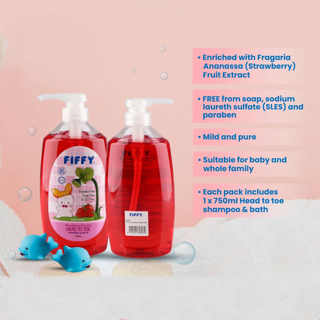 Fiffy Baby Shampoo & Bath (750ml) | Shopee Malaysia