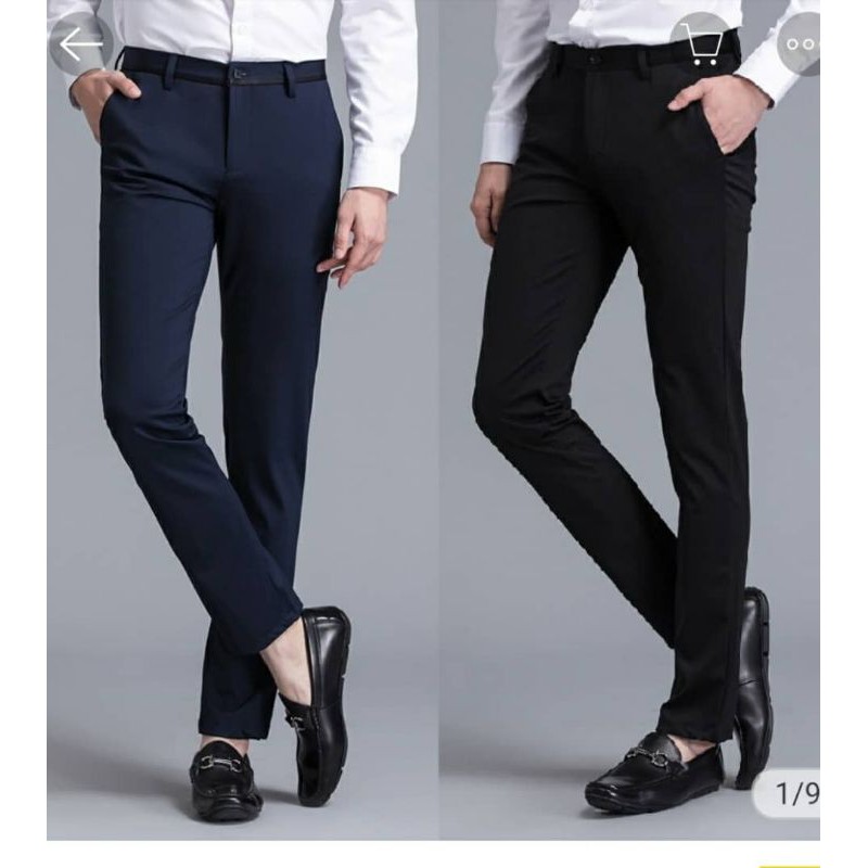 seluar slack lelaki mens casual/office Chinos pant slimfit seluar ...