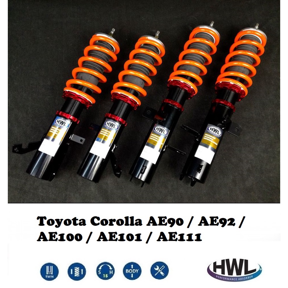 Toyota Corolla AE90 AE92 AE100 AE101 AE111 - HWL st1 series fully ...