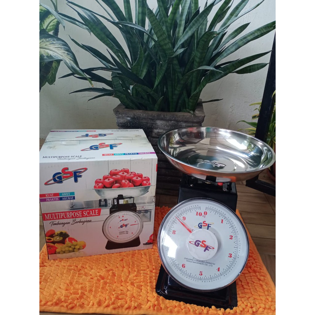Gsf 10kg Analog Scales / Fruit Scales / Goods Scales Shopee Malaysia