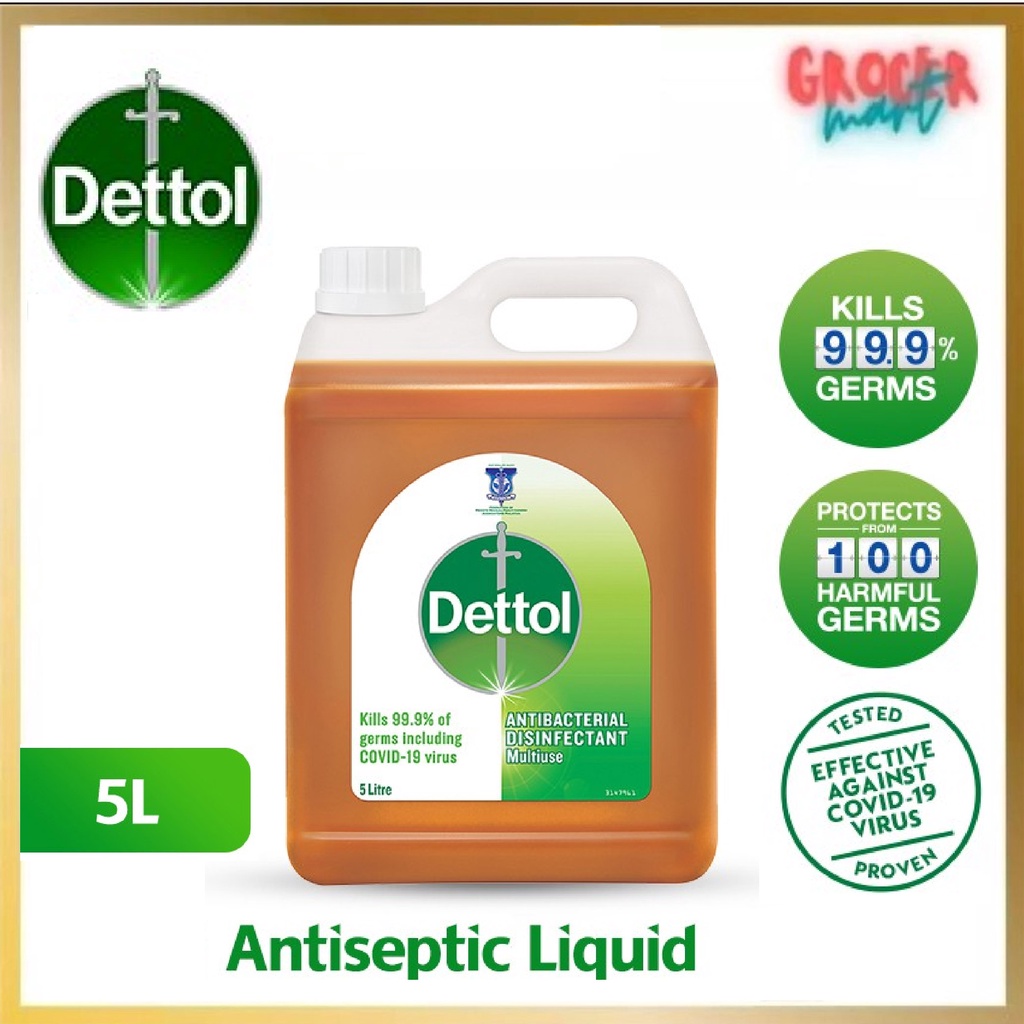 Dettol Antiseptic Liquid 5 Litre Shopee Malaysia