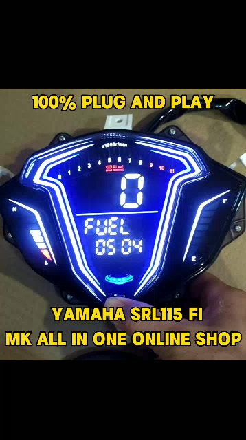 ( READY STOCK ) YAMAHA SRL115 FI NEW VERSION DIGITAL METER WITH RPM ...
