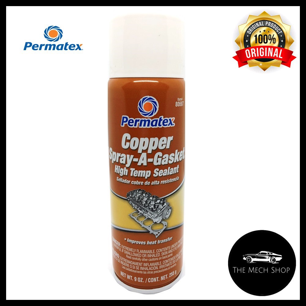 Permatex Copper SprayAGasket HiTemp Sealant 255g Shopee Malaysia