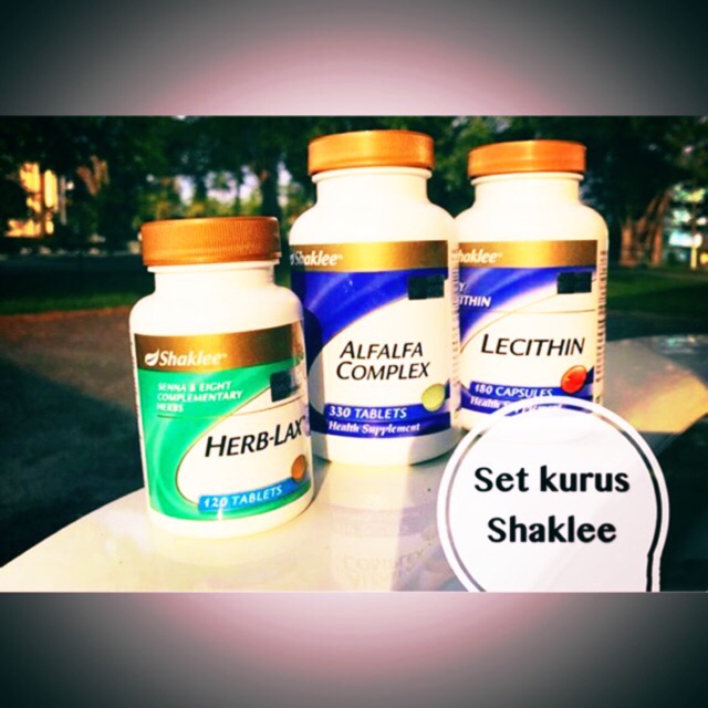 Set kurus shaklee (herb lax + alfalfa (s) + lecithin) Shopee Malaysia